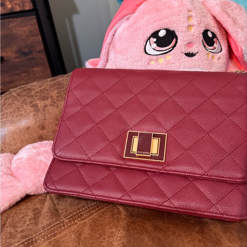 Steve Madden Bclara Oxblood crossbody